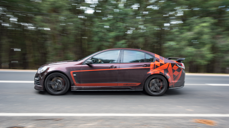 Illustration for article titled This Ludicrous 750 HP Walkinshaw Holden HSV Commodore Was Australia In Car Form